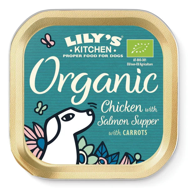 Lily's Kitchen Organic Chicken with Salmon Wet Dog Food