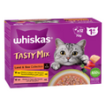 Whiskas Tasty Mix Land & Sea Collection Junior - 12X70G