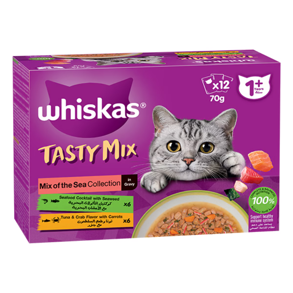 Whiskas Tasty Mix Sea Collection Wet Cat Food
