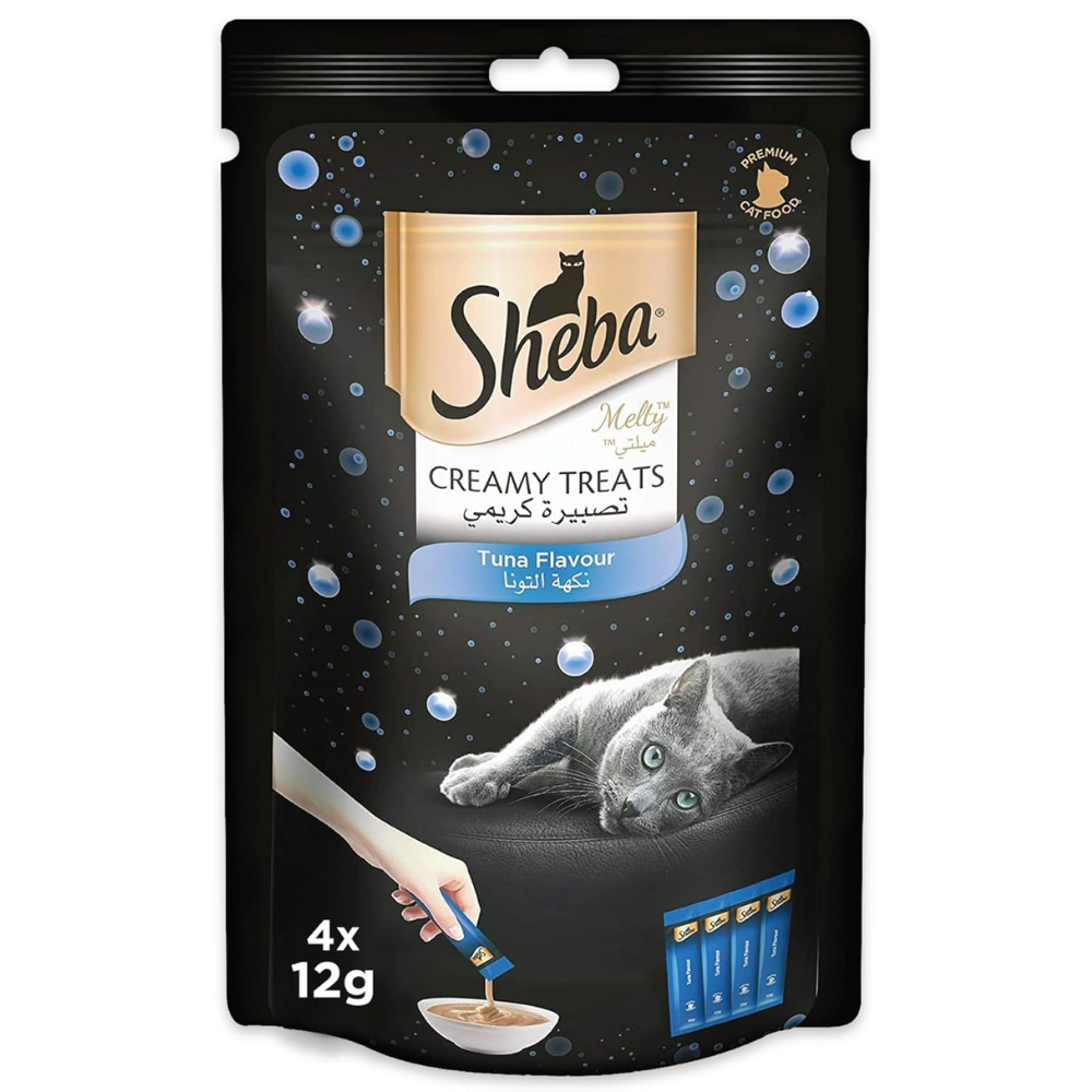 Sheba Melty Tuna Creamy Cat Treats - TUNA/4X12G