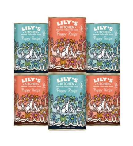 Lily's Kitchen Dog Puppy Wet Food Multipack - 6X400G