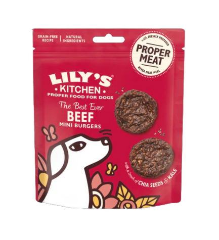 Lily's Kitchen The Best Ever Beef Mini Burgers Dog Treats