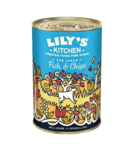 Lily's Kitchen Fish & Chips Wet Dog Food