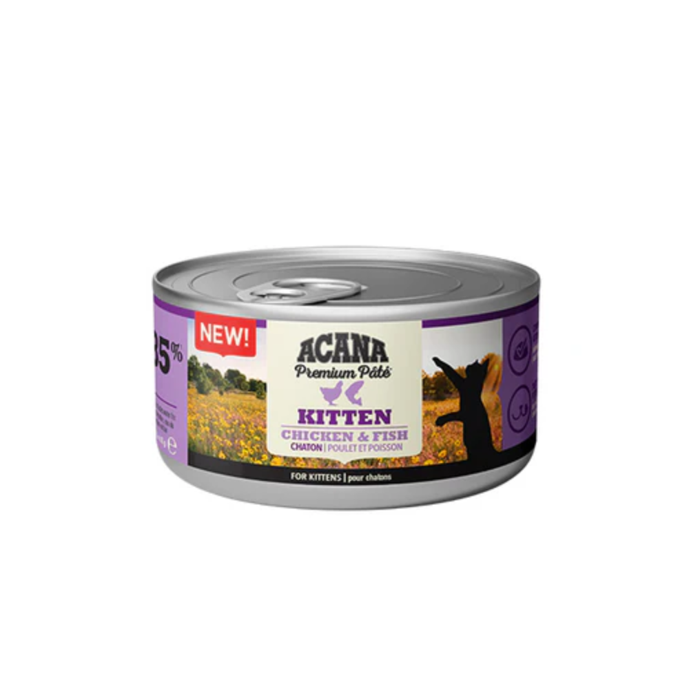 Acana Premium Chicken with Fish Pate Kitten Wet Food