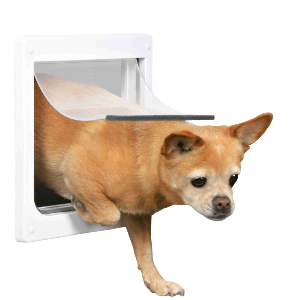 Trixie 2 Way Flap Model 3877 for Dogs - WHITE/XS - S