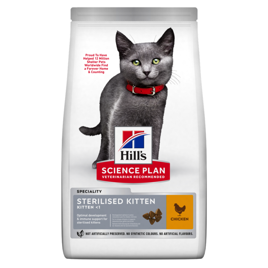 Hill's Science Plan Sterilised Kitten Food Chicken