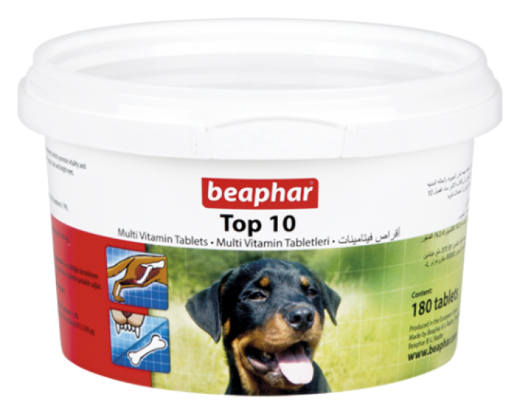 Beaphar Top 10 Multi Vitamin Tablets for Dogs