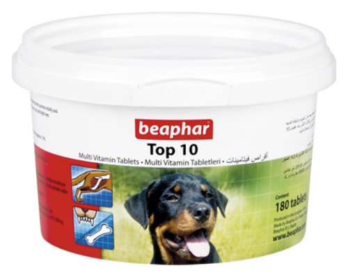 Beaphar Top 10 Multi Vitamin Tablets for Dogs