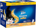 Felix Sensations Jellies Cat Food with Chicken and Spinach 12 x 85g