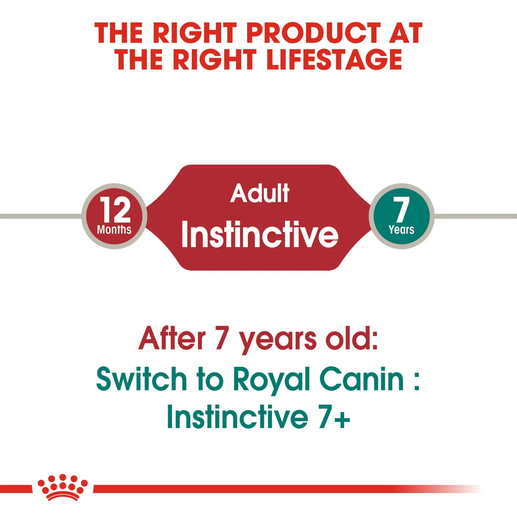 Royal Canin Feline Health Nutrition Instinctive Adult Cats Gravy (Wet Food - Pouches) 12 x 85 g