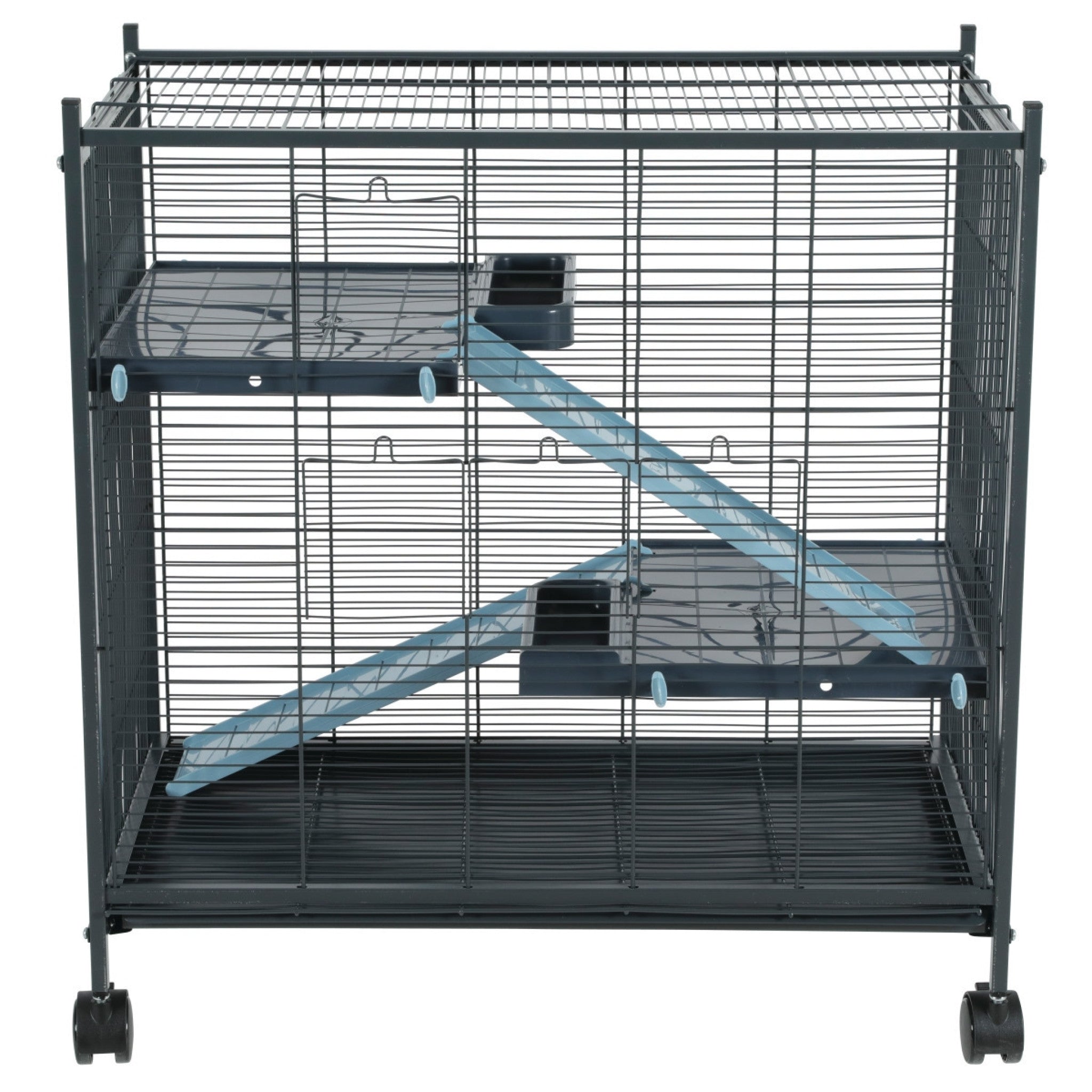 Rodent Cage Indoor 2 Mini Loft Blue