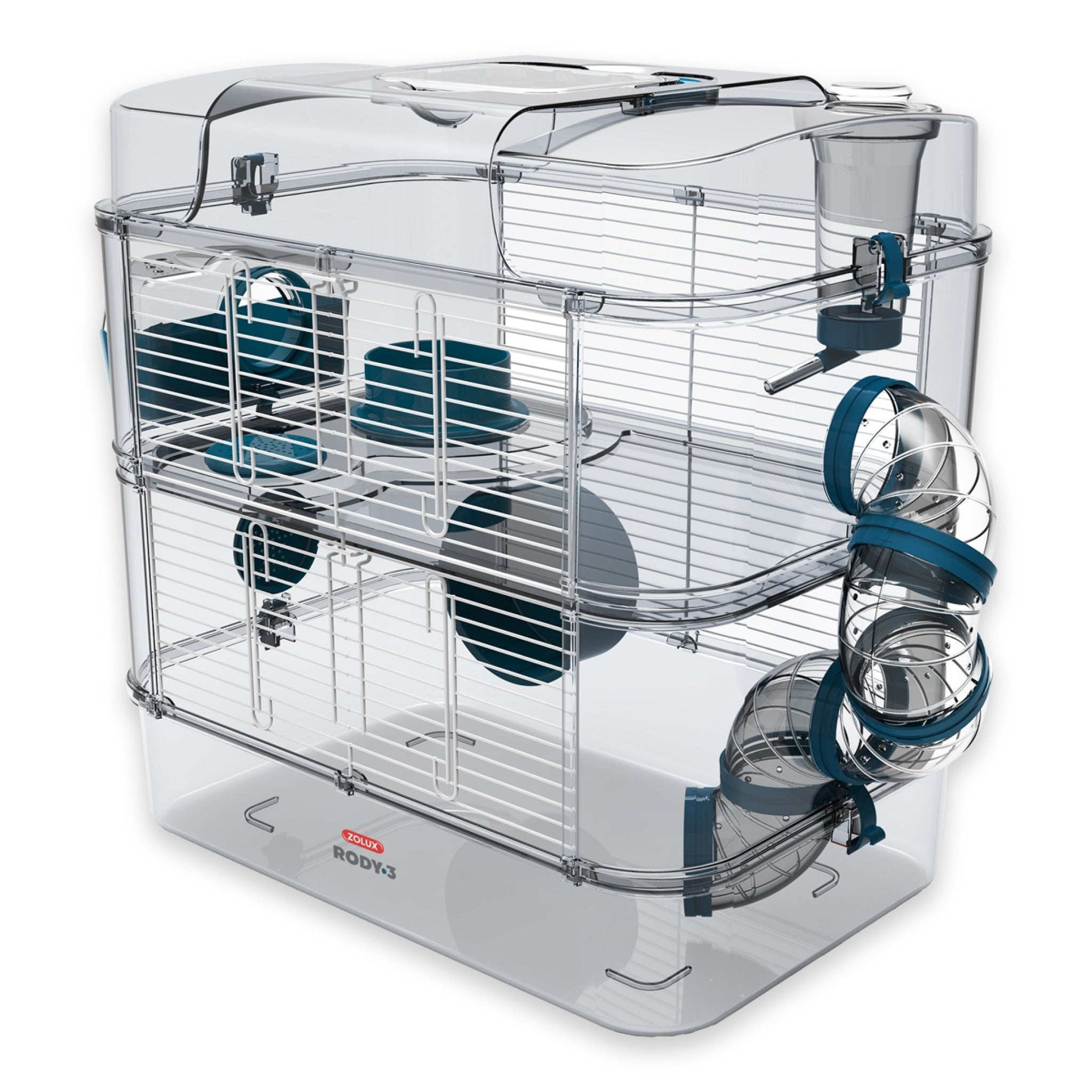 Rody 3 Duo Rodent Cage, Blue