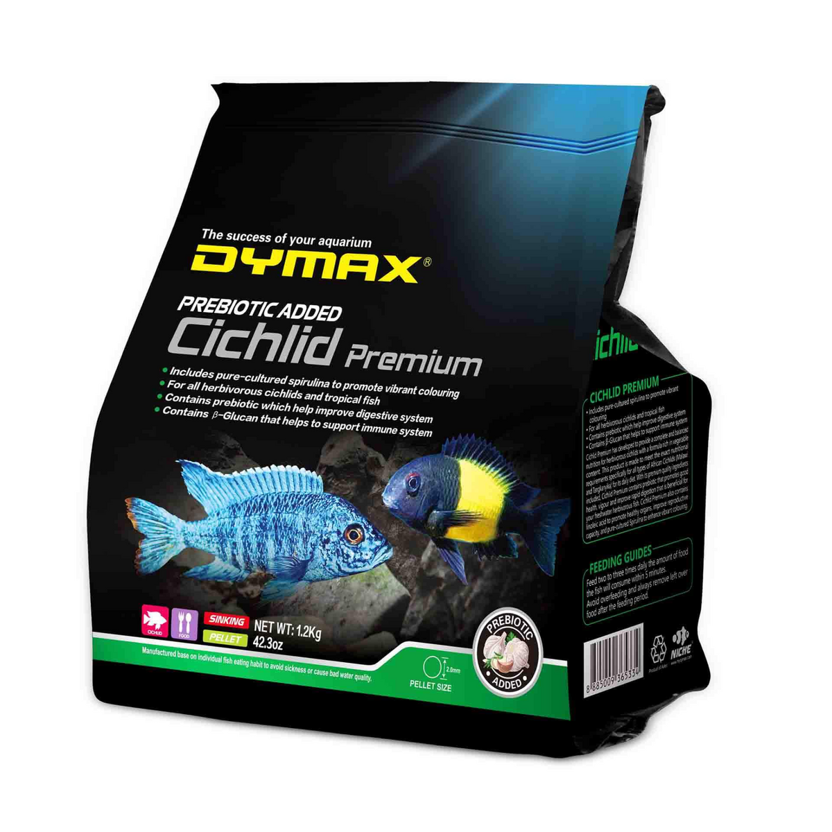 Dymax Cichlid Premium Sinking Pellet/400 ml