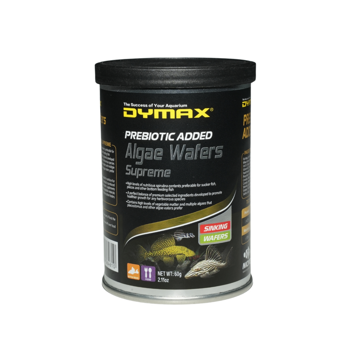 Dymax Algae Wafers Supreme 60 g/180 ml