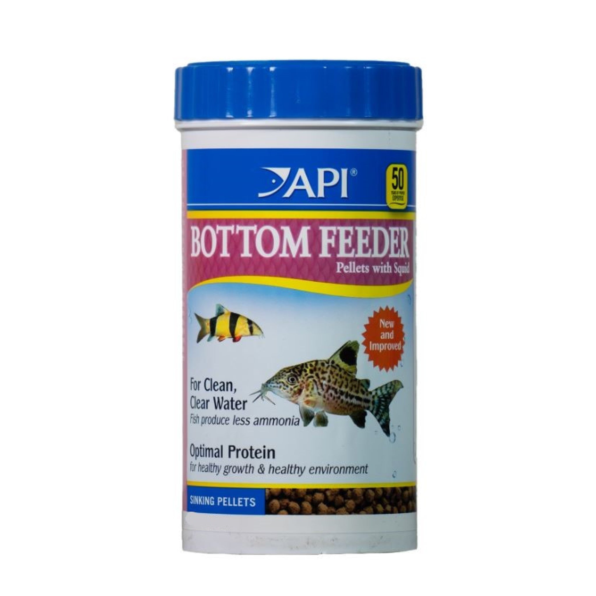 API Bottom Feeder Pellets with Squid 4 oz