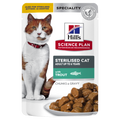 Hill's Science Plan Sterilised Adult Cat Wet Food with Trout Pouches