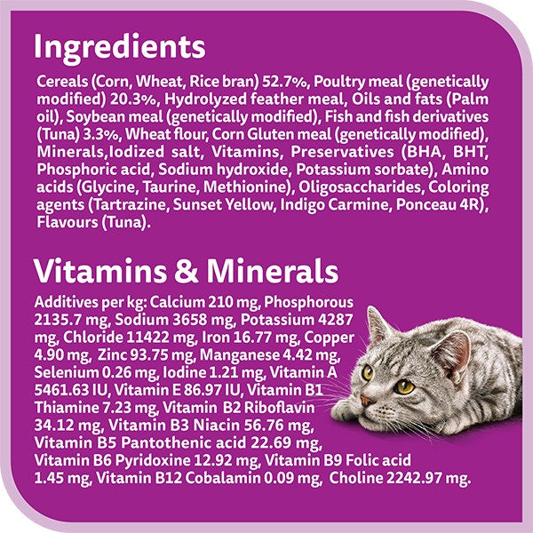 Whiskas Adult Tuna Flavour Dry Cat Food