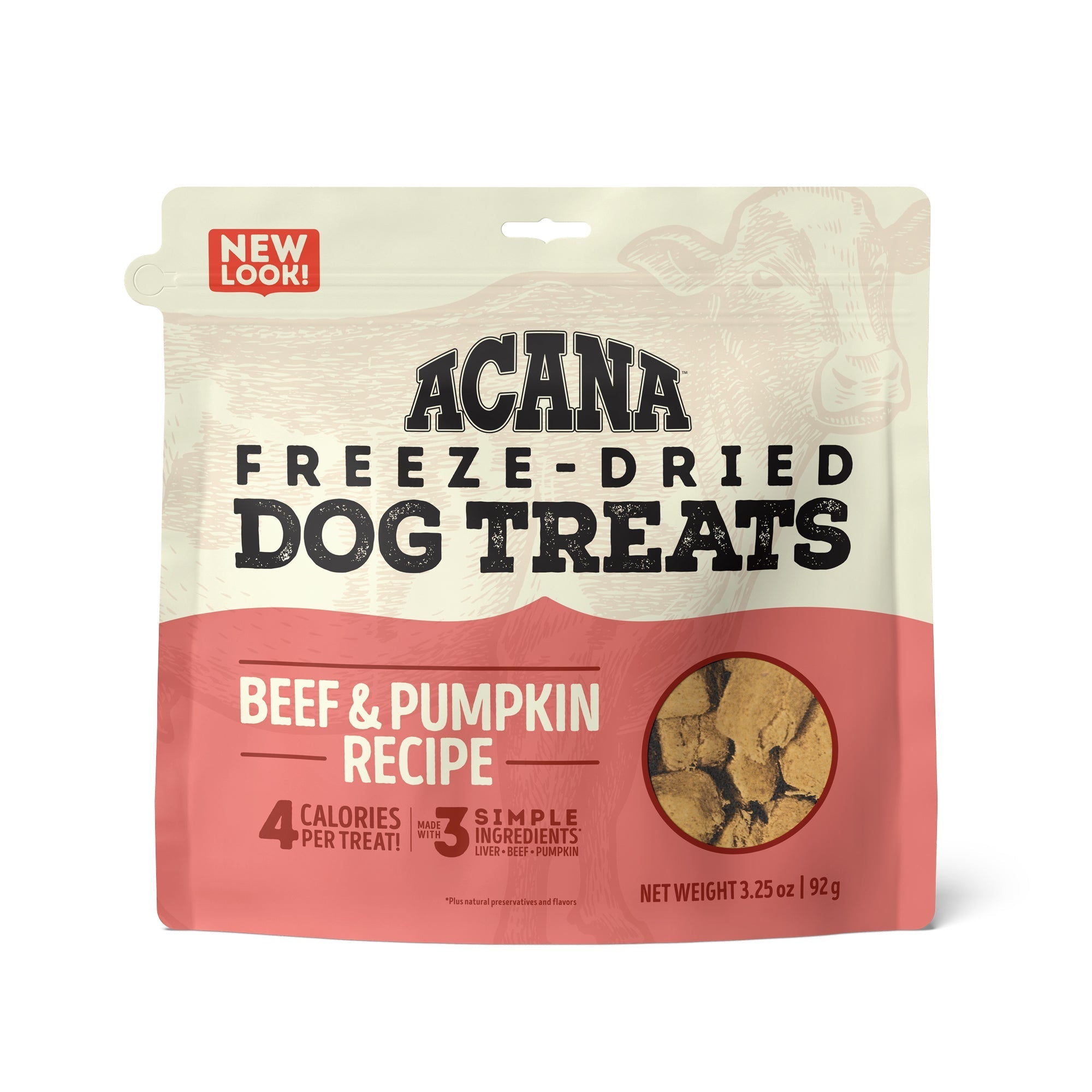 Acana Beef & Pumpkin Freeze-Dried Dog Treats