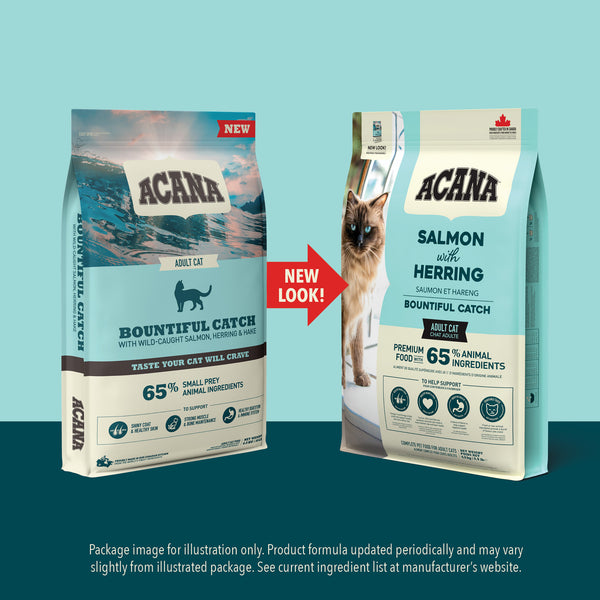 Acana Bountiful Catch Salmon with Herring Adult Dry Cat Food