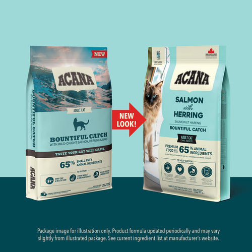 Acana Bountiful Catch Salmon with Herring Adult Dry Cat Food