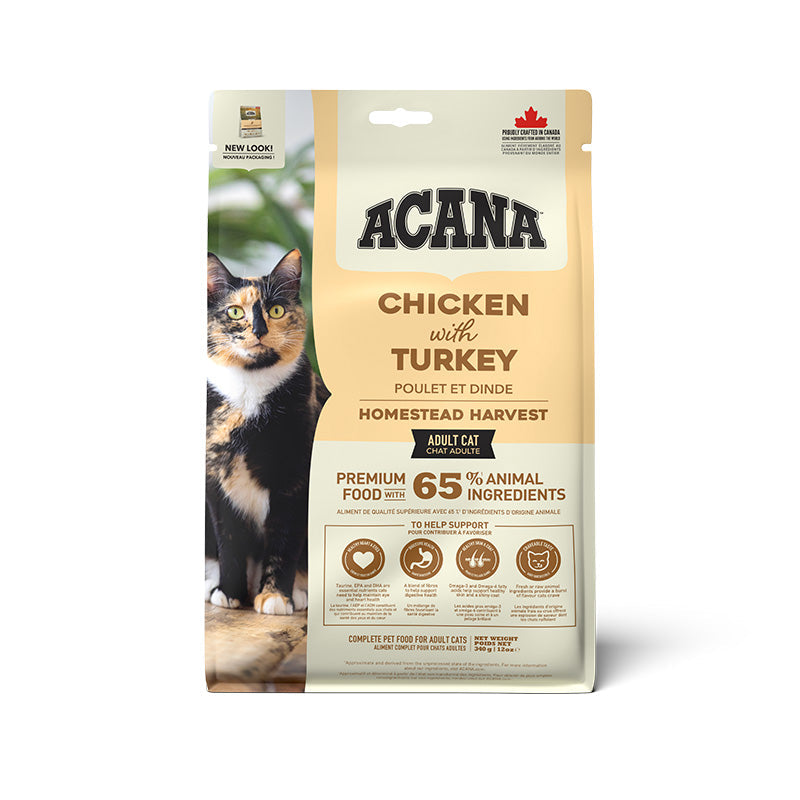 Acana Homestead Harvest Chicken with Turkey Dry Cat Food