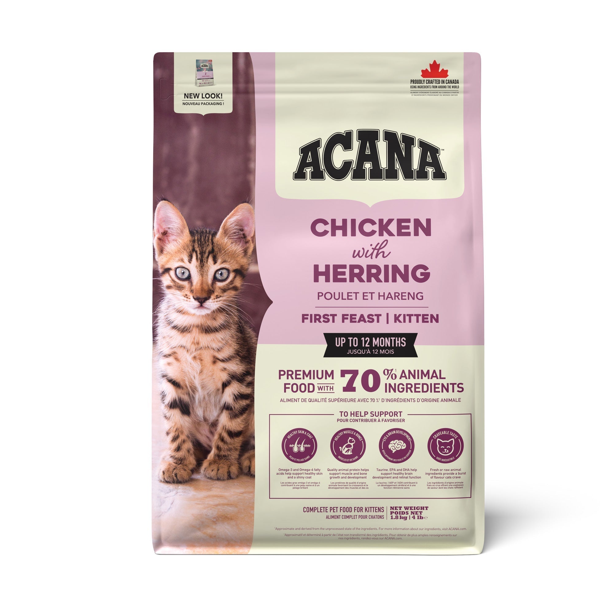 Acana First Feast Chicken with Herring Kitten Dry Food
