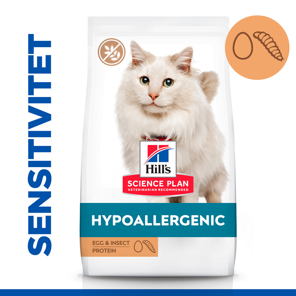 Hill's Science Plan Hypoallergenic Adult Cat Food No Grain Egg & Insect Protein