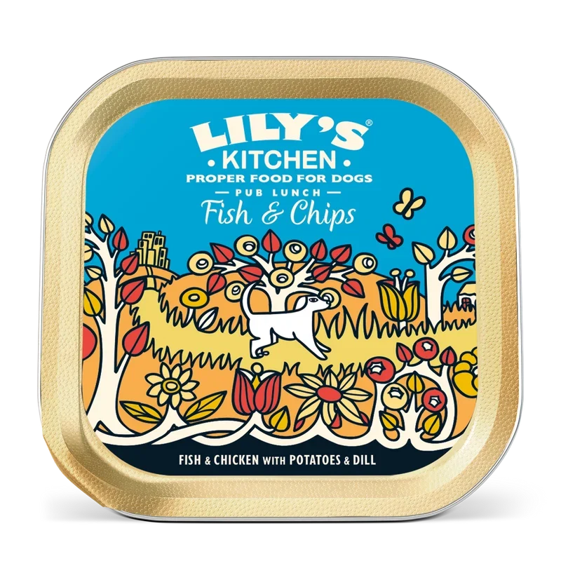 Lily's Kitchen Fish & Chips Wet Dog Food