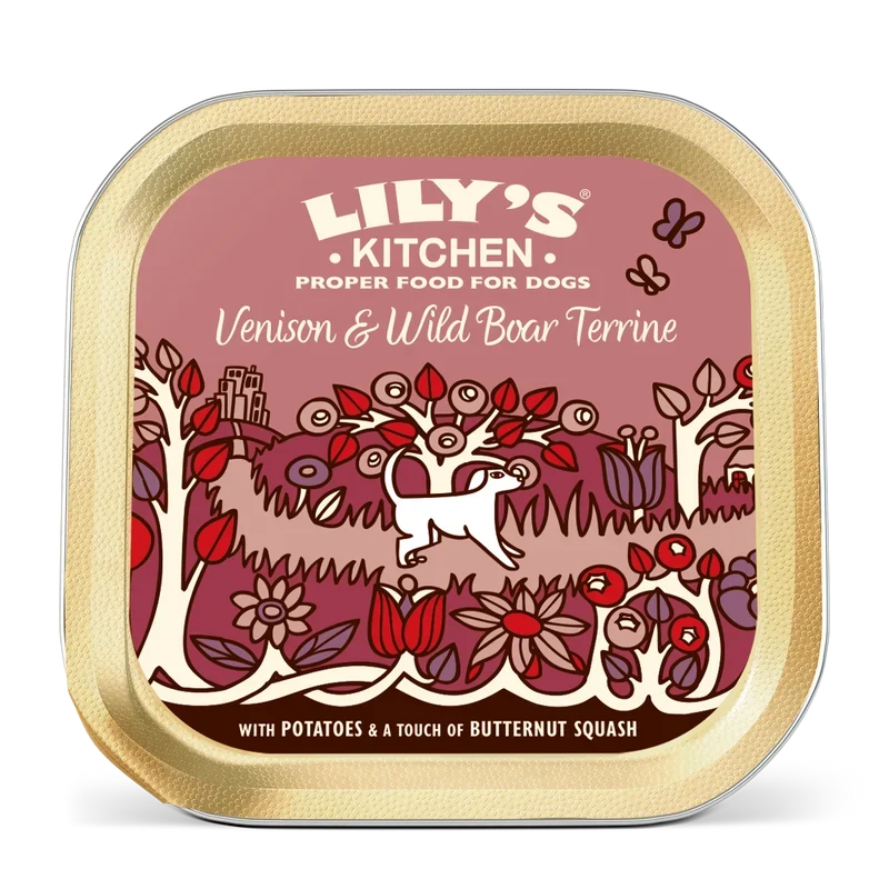 Lily's Kitchen Venison & Wild Boar Terrine Wet Dog Food