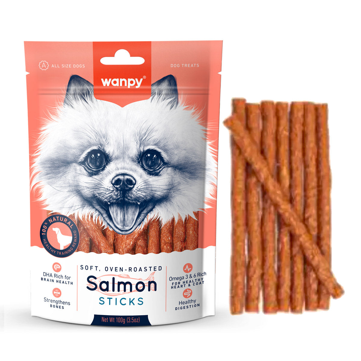 Wanpy Salmon Sticks