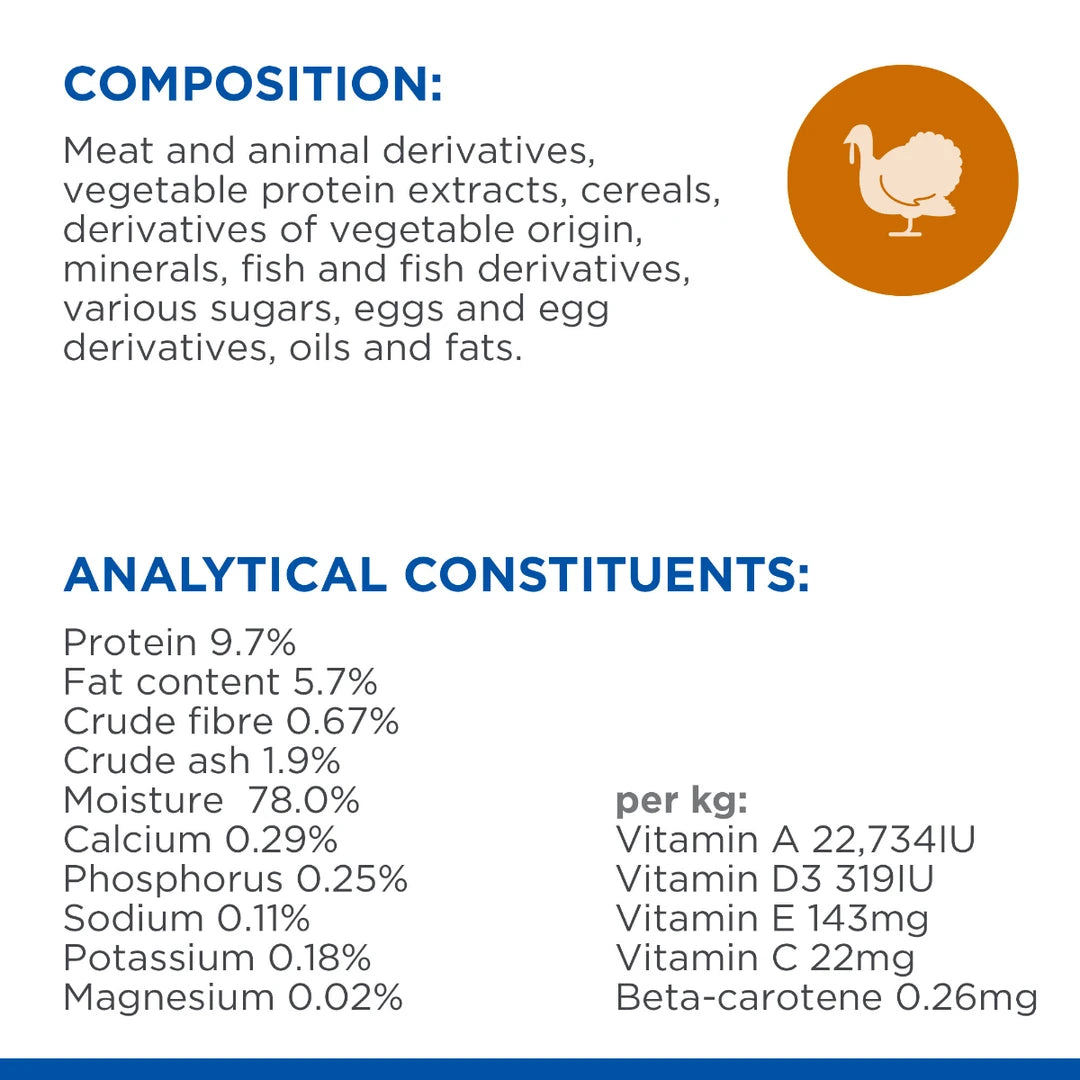 Hill's Science Plan Tender Chunks & Gravy Kitten Turkey Pouches