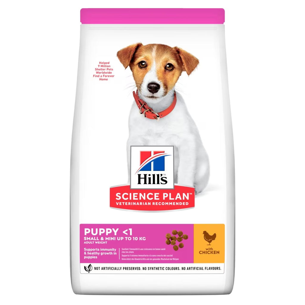 Hill's Science Plan Small & Mini Puppy Food with Chicken - 300g