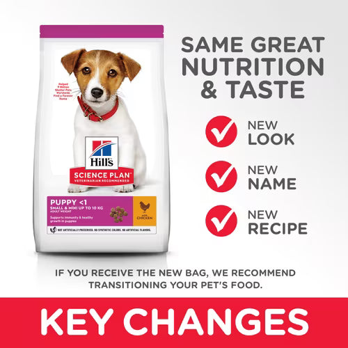Hill's Science Plan Small & Mini Puppy Food with Chicken