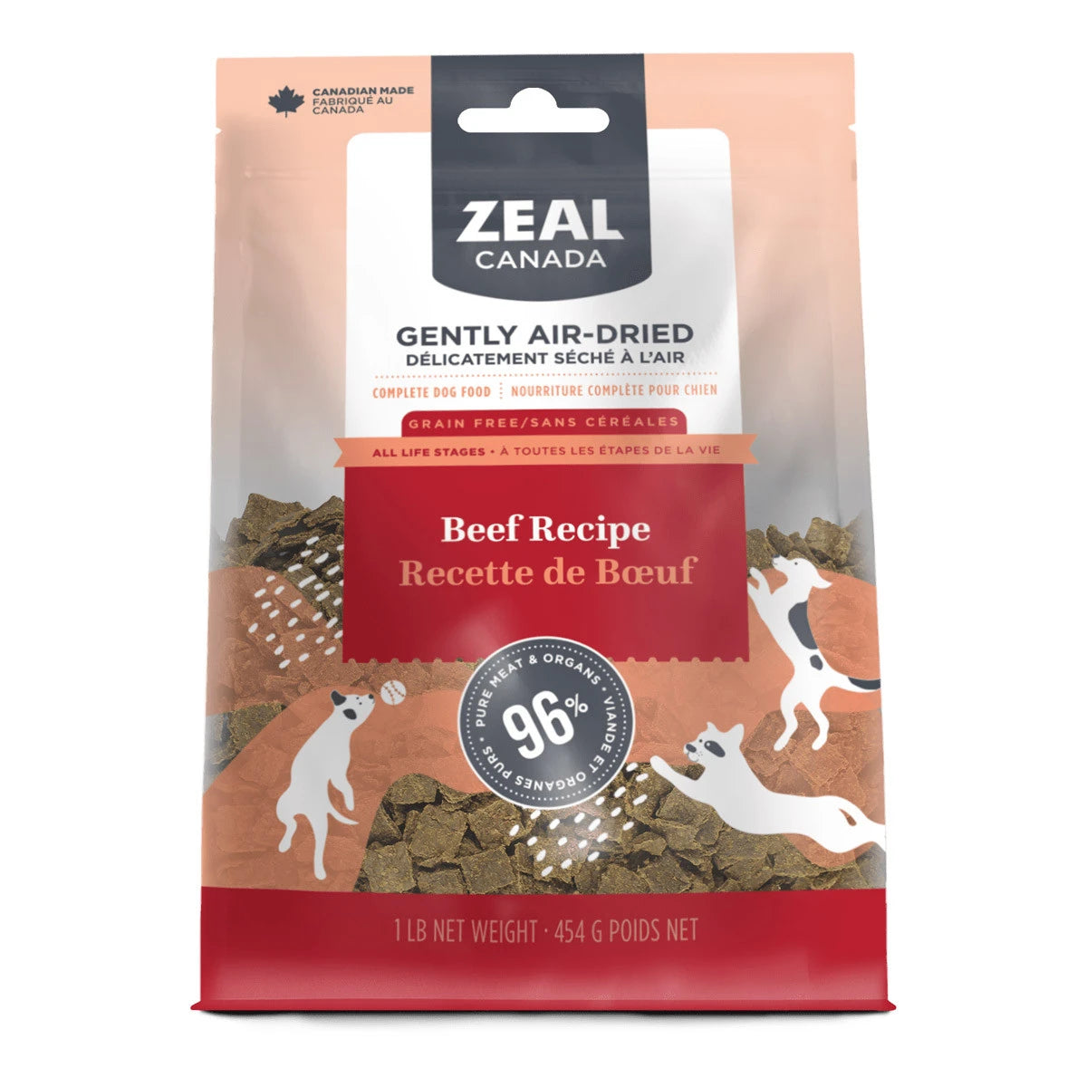 Zeal Gently Air-Dried Beef Recipe for Dogs - 2.2lbs/