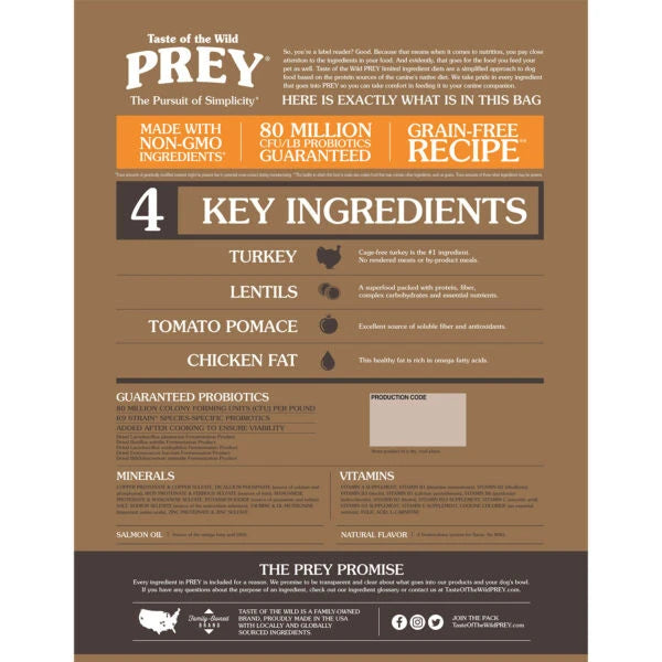PREY Angus Beef Limited Ingredient Formula - 3.63kg (8 lbs)