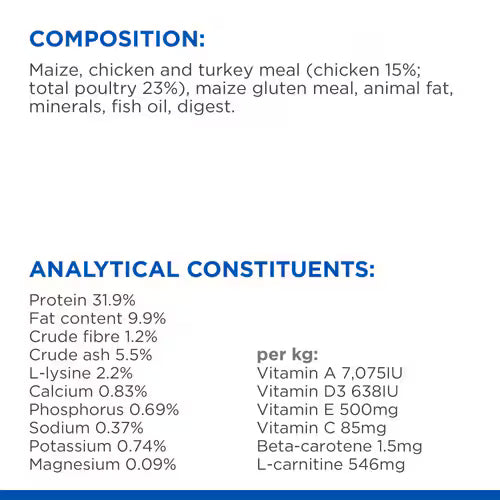 Hill's Science Plan Sterilised  Adult Cat Food with Chicken 300G
