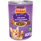FRISKIES CAT BEEF VEG 400G -CAN