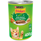 FRISKIES CAT CHICKEN WITH VEG 400G-CAN