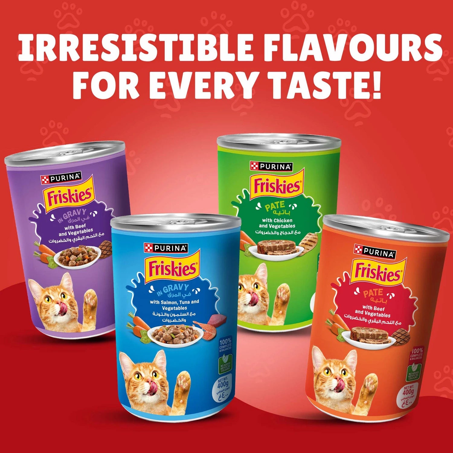 FRISKIES CAT LAMB TURKEY AND VEG 400G -CAN