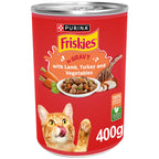 FRISKIES CAT LAMB TURKEY AND VEG 400G -CAN