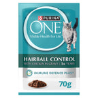 Purina One Hairball Control Wet Food with Chicken in Gravy for Adult Cats (1+ Years)