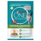 PURINA ONE ADULT INDOOR CHICKEN WET FOOD POUCH (70GX 12)