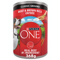 PURINA ONE BEEF & BROWN RICE -CAN