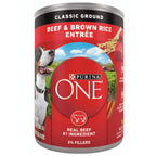 PURINA ONE BEEF & BROWN RICE -CAN