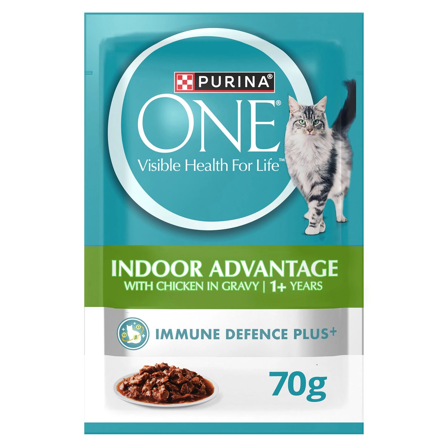PURINA ONE ADULT INDOOR ADVANTAGE CHICKEN POUCH