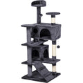 Cozy Paws Cat Tree with Sisal-Covered Scratching Posts -Dark Grey - 50* 50* 132 Cm
