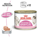 Royal Canin Mother & Babycat (Wet Food - Cans)12x 195 g