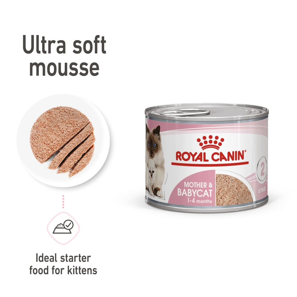 Royal Canin Mother & Babycat (Wet Food - Cans)12x 195 g