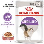 Royal Canin-Sterilised Gravy (Wet Food - Pouches)12x85g