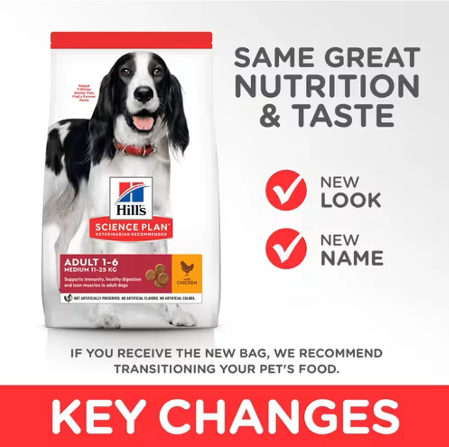 Hill's Science Plan Medium Adult Dog Food with Chicken Dry